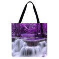 thumbnail image 1 of Bolso shopping de lino en cascada, 1 of 3