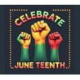 thumbnail image 4 of Colorful Design Juneteenth Celebration Hands Banner Vibrant Colors Freedom Decoration for Cultural Event Indoor Display Outdoor Gathering, 4 of 4