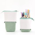 thumbnail image 2 of MOQIN Telescopic Pencil Bag Pen Holder Stationery Case, PU Corduroy Stand-up Retractable Transformer Bag Colorful Organizer, Great for Christmas Holiday Gift, 2 of 9