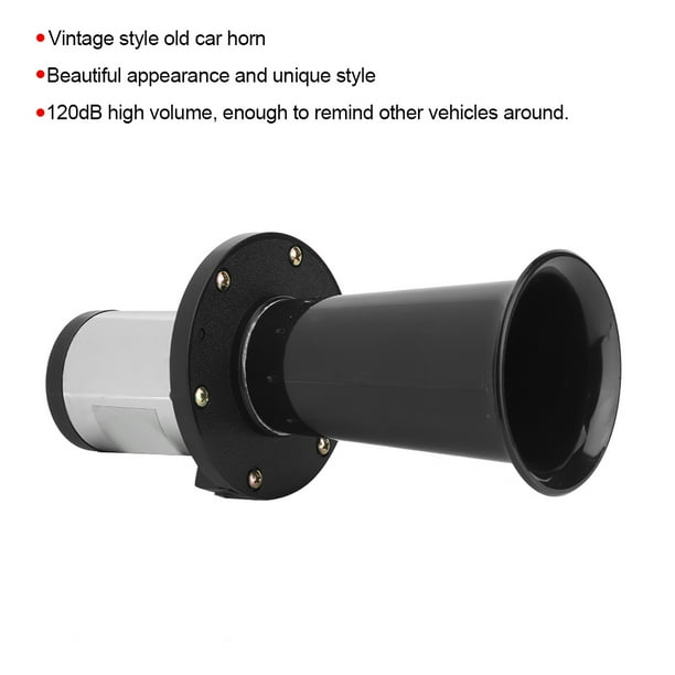 Bocina 120dB Ruidosa Antigua Vintage Estilo Retro 12V Bocina De Coche Viejo Para Coche Camión Auto
