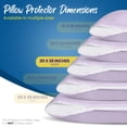 thumbnail image 2 of Protectores de almohada Utopia Bedding, impermeables, tamaño queen, paquete de 4, 2 of 6