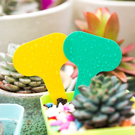 PAMINGONO 200pcs Plants Name Tag Sticker Plastic Garden Labels Assorted Color for Professional Greenhouses