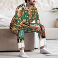 thumbnail image 7 of Fotbe Happy Fall Y'All Pattern Long Sleeve Pajama Set for Men,Sleepwear Set,2-piece Loungewear Set,Soft PJs Comfy Nightwear with Pockets-X-Large, 7 of 7
