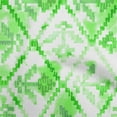 thumbnail image 1 of oneOone Georgette Viscose Light Green Fabric Geometrical Water Color Sewing Craft Projects Fabric Prints By Yard 42 Inch Wide, 1 of 4