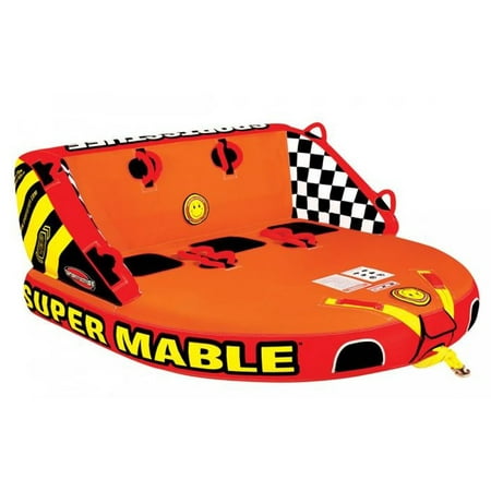 UPC: 0029808007264 | Sportsstuff Super Mable Waterskiing Towable Tube 3-Rider Capacity