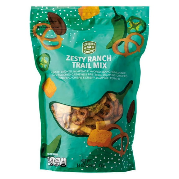 Southern Grove Zesty Ranch Trail Mix 14 oz