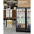 thumbnail image 4 of KFFKFF Commercial Merchandiser Refrigerator Single Glass Door 5.7Cu ft , Display Beverage Cooler Merchandiser, 4 of 8
