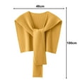 thumbnail image 4 of Scarf for Women-KLOY2K Women's Shawl Wrap - Poncho Cape Style, Open Front Cardigan Scarf, Pashmina for Fall Winter,Yellow,One Size, 4 of 7
