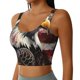 thumbnail image 2 of Balery Retro American Eagle A Sujetadores deportivos con espalda cruzada para mujer, acolchados, sin costuras, de alto impacto, ideales para yoga, gimnasio, entrenamiento y fitness.-XX-Large, 2 of 8
