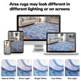 thumbnail image 6 of Lalado 8ft x 10ft Shag Area Rug, Soft Fluffy Indoor Tie-Dye Area Rugs for Living Room Bedroom Decor Carpet, Rainbow Purple, 6 of 9