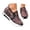 Brown, variant on Womens Sandals Lace Mesh Lift Assist Casual Sandals Comfort Foam Sole Breathable Design For Women Summer Shoes US:8