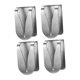 thumbnail image 2 of 4 ganchos para toallas de baño, soportes para toallas de inodoro de acero inoxidable, sencillos, portátiles, para montaje en pared, herramientas para, 2 of 8