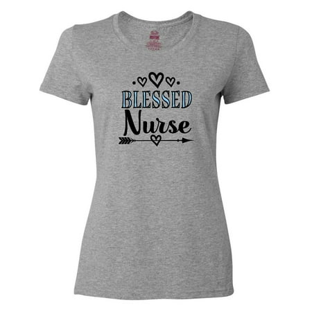 

Inktastic Blessed Nurse Nursing Appreciation Gift Women s T-Shirt