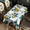 thumbnail image 2 of Yellow Lemon Fruits White Pattern Rectangle Tablecloth 60"x102",Waterproof Polyester Rectangle Table Cloth, Wipeable Spillproof Polyester Tablecloth for Dining, Camping, Indoor and Outdoor, 2 of 6