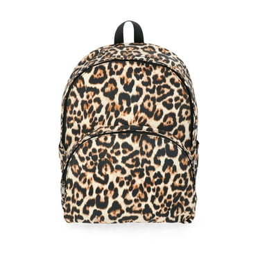 No Boundaries Women's Dome Backpack, Natural Leopard