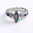 thumbnail image 5 of Xinyolin Colorful Cubic Zirconia Luxury Fashion Ring - Trendy Finger Ring for Banquet, 5 of 7