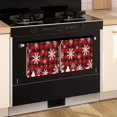 thumbnail image 3 of 4 Pcs Funny Kitchen Towels,Red and Black Christmas Snowflake Pattern Microfiber Dish Towels,Kitchen Tea Towels,Kitchen Towel Set (18" X 26"), 3 of 7