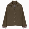 thumbnail image 4 of Towmus Womens Blazers for Work Casual Lapel Short Trench Coats Suit Jackets Solid Color Single Breasted Open Front Fall Outerwear, 4 of 5