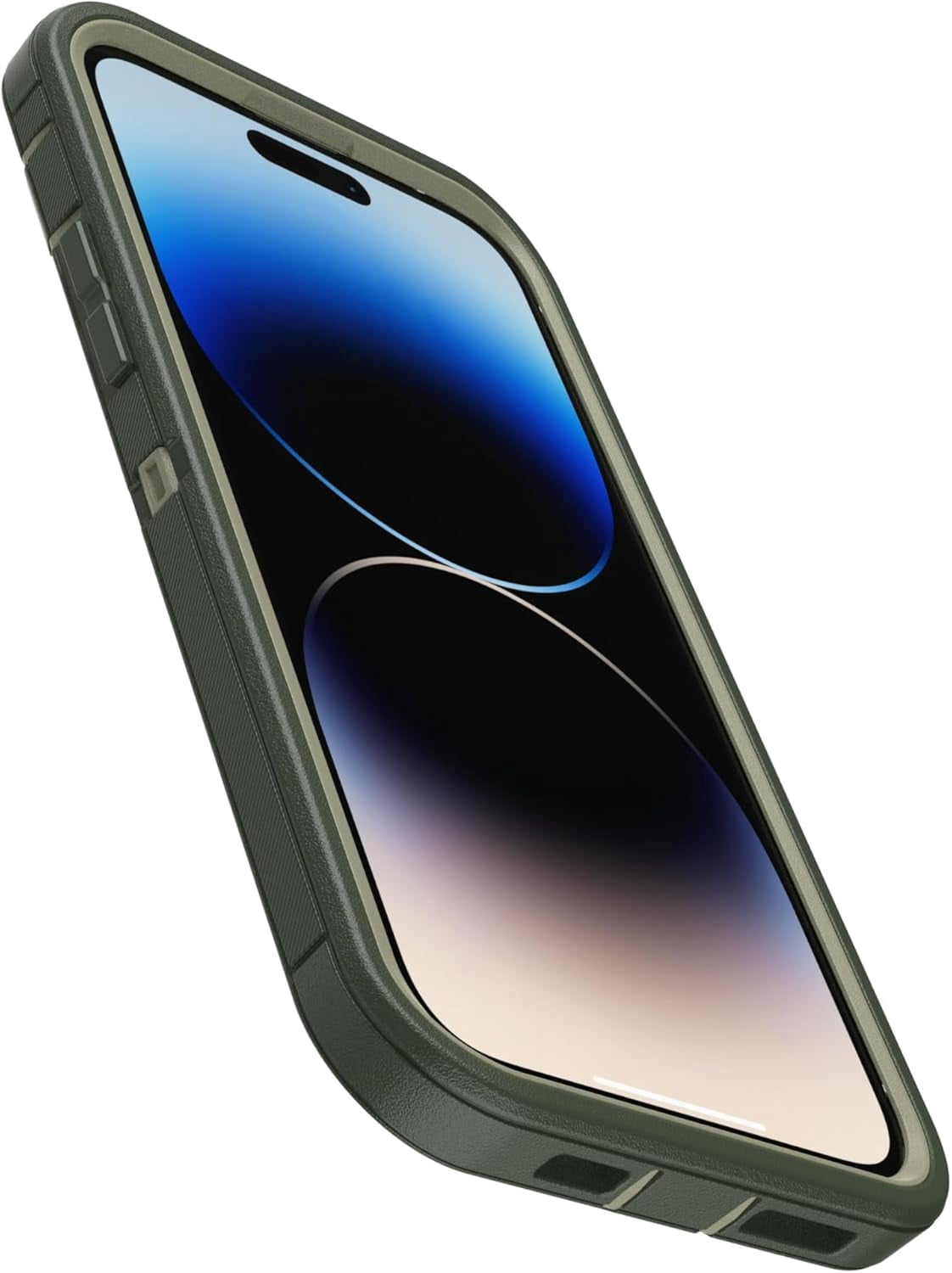 OtterBox iPhone 14 Pro Max (Only) - Defender Series Pro Screenless Edition Case - Lichen the Trek (Green) - Case Only - Non-Retail Packaging