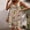 Beige, variant on Sakmal Loose Fit Sun Dresses for Women 2024 Floral Comfy Beige Comfort Fit Sleeveless Mid-Length Slip Dress