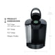 thumbnail image 4 of Cafetera Keurig K-Classic, monodosis, K-Cup, color negro, 4 of 8