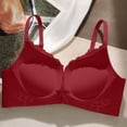 thumbnail image 3 of Bras for Women, Backless Seamless Push-Up U-Shaped , Solid Color with Adjustable Straps, Lace Splicing, 3 of 6