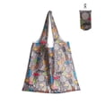 thumbnail image 1 of Bolsa de compras plegable, bolsa de compras portátil creativa, bolsa de compras de poliéster con impresión para supermercado, 1 of 1