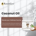thumbnail image 2 of RootsGro Organic Coconut Oil | Hair Growth, Scalp, Skin Moisturizer | All Hair & Skin Types | 16oz, 2 of 9