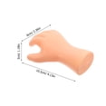 thumbnail image 6 of Dayesque 6 Pairs Realistic Doll Hand Replacements for Doll Making Supplies, Plastic Hand Models, Simulation Accessories for Doll Crafting, 6 of 9
