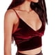 thumbnail image 3 of Chaleco de felpa para mujer Deep V Transpirable Sexy Apriete Chaqueta Speravity AP001214-02B, 3 of 7
