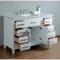 thumbnail image 4 of Stufurhome Leigh 48 Inches White Single Sink Bathroom Vanity, 4 of 7