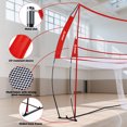 thumbnail image 4 of Patiassy Volleyball Training Net Station, Volleyball Rebounder Trainer for Serving, Passing, Spiking and Ball Control Drills, Portable Indoor Outdoor Practice Equipment, 4 of 8