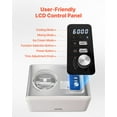 thumbnail image 4 of VEVOR 2 Quart Automatic Ice Cream Maker with Built-in Compressor No Pre-freezing, 4 of 9
