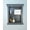 Dark Gray Plain, variant on Fox Hollow Furnishings 14x18 Elliot Craftsman Recessed Wood Wall Niche Insert Shelf - NO MDF - White Beadboard Back