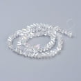 thumbnail image 2 of Electroplate Glass Beads Strands AB Color Plated Faceted Triangle Clear AB 4.5x5x6mm Hole: 1mm about 88~90pcs/strand 28~30cm, 2 of 3