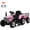 Pink, variant on EastVita Kids Powered 12V 25-35W Ride on Car ,Toddler Riding, Driven Electric Tractor, Large Farm Tractor Toy on Car, Farm Simulation Driving With Remote Control/7-led /Horn/MP3 Player