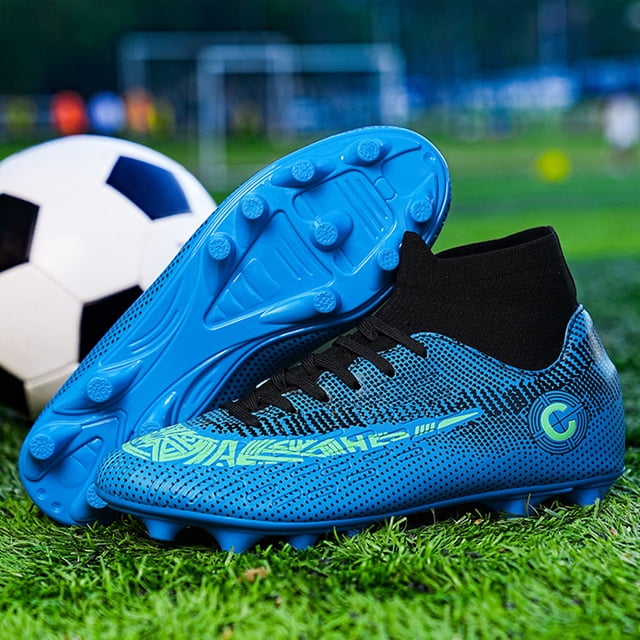 Botas de entrenamiento de fútbol Profesional Spike Spike Zapatos de fútbol sin deslizamiento de zapatos de fútbol atenuantes para el entrenamiento de competencia