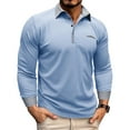 thumbnail image 2 of Besolor Men's Long Sleeve Shirts Casual Loose Athletic Work Business Button down Collared Lightweight Tops Blouse, 2 of 5