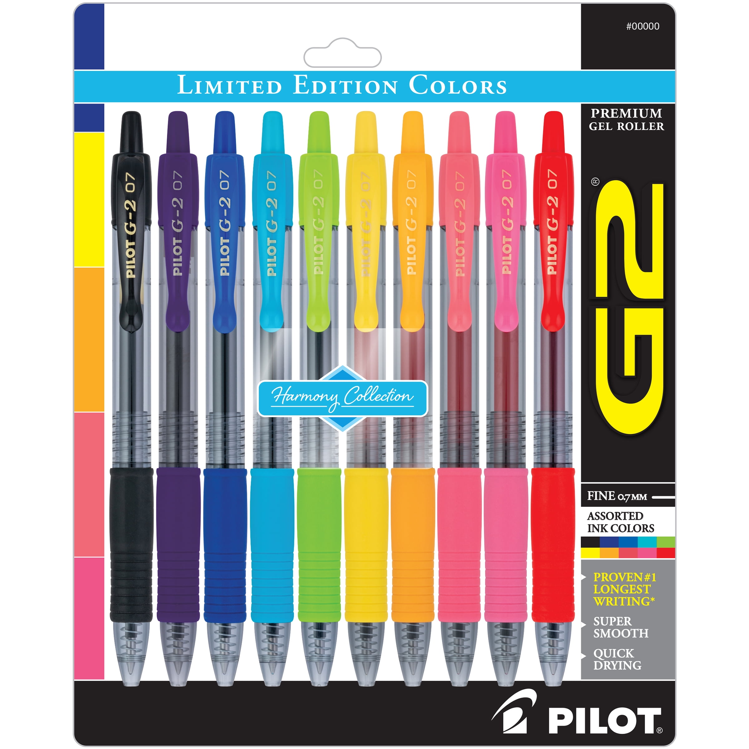 Pilot, G2 Premium Gel Pens, G2 | SmileyWorld® Collection, Fine