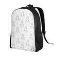 thumbnail image 2 of Honeii Heart Rabbit Print Laptop Backpack for Work, College, Travel, Daily Backpacks for Men Women, Sport Rucksack,Computer Bag, 2 of 8