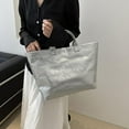 thumbnail image 4 of Stellaya Tote Bag, Women's Letters Print Tote Bag, Pvc Clear Tote Bag for Women, Fashionable Leopard Print Tote Bag, 4 of 5