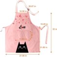 thumbnail image 4 of Apron for Men and Women with Adjustable Aprons for Cooking, Chef, Kitchen Apron，Apron with 2 Pockets,, 4 of 6