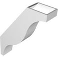 thumbnail image 5 of Ekena Millwork 5"W x 18"D x 24"H Funston Architectural Grade PVC Knee Brace, 5 of 6