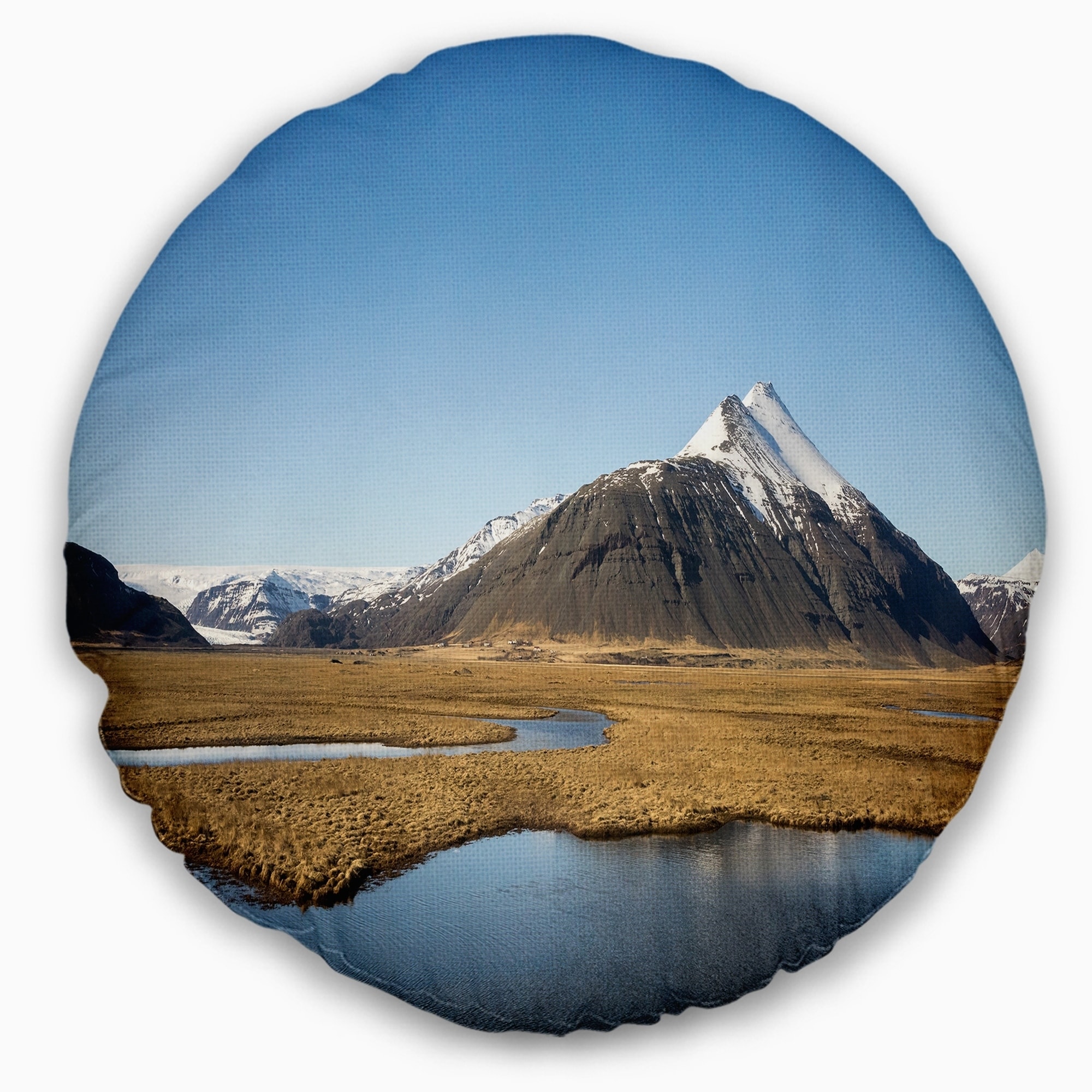 Design Art Designart Scenic Southern Iceland Landscape Photography Throw Pillow Walmart Com Walmart Com