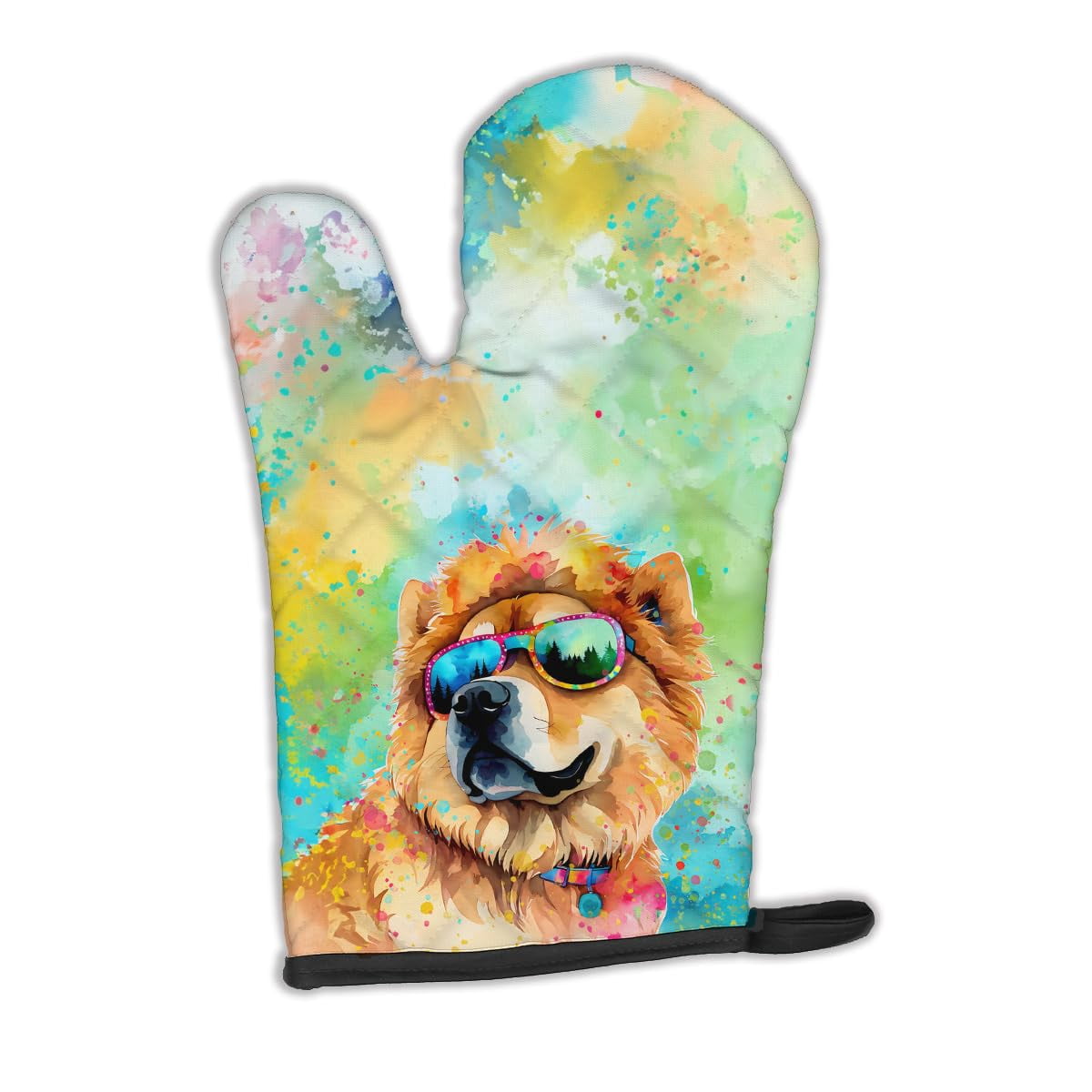 Alaskan Klee Kai Hippie Dawg Oven Mitt 8.5 in x 12 in