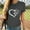 3# Dark Gray my orders placed, variant on Dyegold Heart Shirts For Women Summer Casual Cute Funny Graphic Tees Short Sleeve Crew Neck Loose Tops Basic Blouses Tunics