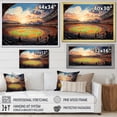 thumbnail image 4 of Designart "Pre-Game Stadium Excitement" Stadiums Floater Framed Canvas Wall Art, 4 of 5