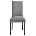 thumbnail image 6 of Modway Parcel Wood and Upholstered Fabric Dining Side Chair in Light Gray, 6 of 8