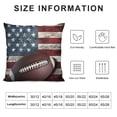 thumbnail image 5 of Nawypu American Flag Pillow&nbsp;Cover, Boys Football Throw&nbsp;Pillow&nbsp;Cover Soccer Sports Games Cushion&nbsp;Cover For Girls Woman, United States Federations Stars Stripes Cushion, 5 of 5