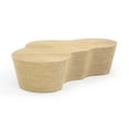 thumbnail image 5 of Pemberly Row Contemporary Slab Natural Seagrass Coffee Table, 5 of 9